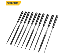 得力(deli) 锉刀组套整形锉刀什锦锉打磨工具10件套3x140mm DL2140  DL2140