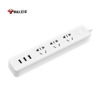 公牛USBGN-B403U(3USB接口+3孔1.8米总控开关)  公牛USBGN-B403U(3USB接口+3孔1.8米总控开关)