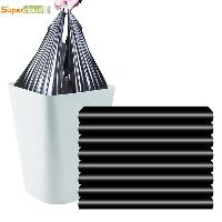 舒蔻 手提式黑色加厚大号垃圾袋黑色塑料袋40*62cm 35个/组  清洁桶/清洁袋