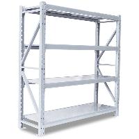 皇球 重型货架 货架 置物架子储物架 仓储货架 900kg/层 白色150*60*200cm四层主架  900kg/层 白色150*60*200cm四层主架