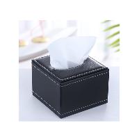 皮质纸巾盒 欧式宾馆餐厅抽纸盒 黑色 小方盒 11.5*11.5*7.5cm  皮质纸巾盒 欧式宾馆餐厅抽纸盒 黑色 小方盒 11.5*11.5*7.5cm