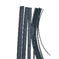 收缩热缩管 黑色绝缘套管电工 2.5MM 10米  收缩热缩管 黑色绝缘套管电工 2.5MM 10米