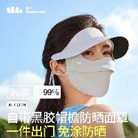 蕉下(beneunder)脸基尼女帽檐全脸防晒面罩防晒口罩防紫外线蓝烟灰  蕉下(beneunder)脸基尼女帽檐全脸防晒面罩防晒口罩防紫外线蓝烟灰