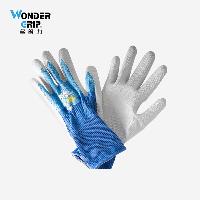 Wonder Grip多给力双色拼接蜂巢作用手套园艺养护透气修枝栽花拔草种植家耐磨 【多给力】蓝色手套-9号L码  【多给力】蓝色手套-9号L码