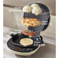 九阳(Joyoung)电饼铛三明治机早餐机36mm深烤盘0氟钛瓷超耐磨少油煎烤机大火力烙饼锅 GK565Pro  九阳(Joyoung)电饼铛三明治机早餐机36mm深烤盘0氟钛瓷超耐磨少油煎烤机大火力烙饼锅 GK565Pro