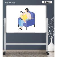 BBNEW 60*90cm 双面磁性白板支架式可移动 NEWV6090-SW  BBNEW 60*90cm 双面磁性白板支架式可移动 NEWV6090-SW