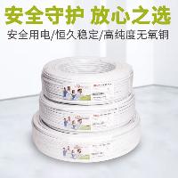 德力西(DELIXI)硬护套线二芯三芯1-6平方铜芯电线BVVB2/3芯家用明装线国标100米 BVVB3芯4平方  德力西(DELIXI)硬护套线二芯三芯1-6平方铜芯电线BVVB2/3芯家用明装线国标100米 BVVB3芯4平方