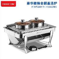 菲迪斯 自助餐早餐炉 电加热 加厚不锈钢布菲炉一体数控 翻盖保温汤炉  菲迪斯 自助餐早餐炉 电加热 加厚不锈钢布菲炉一体数控 翻盖保温汤炉